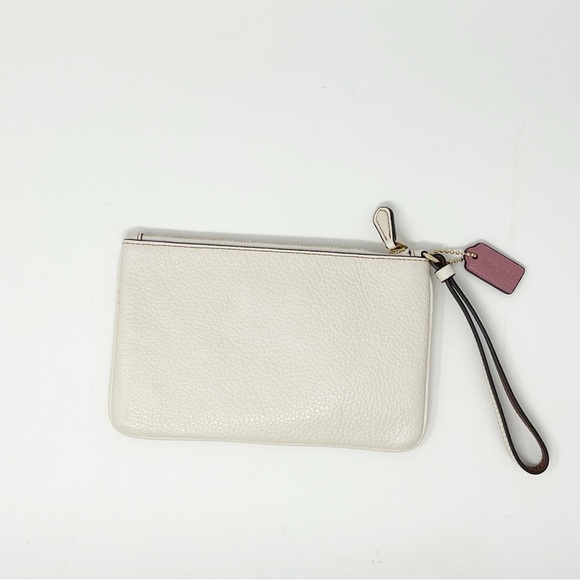 Coach x Disney Pebble leather Minnie Mouse Patch wristlet purse wallet - Picture 5 of 16